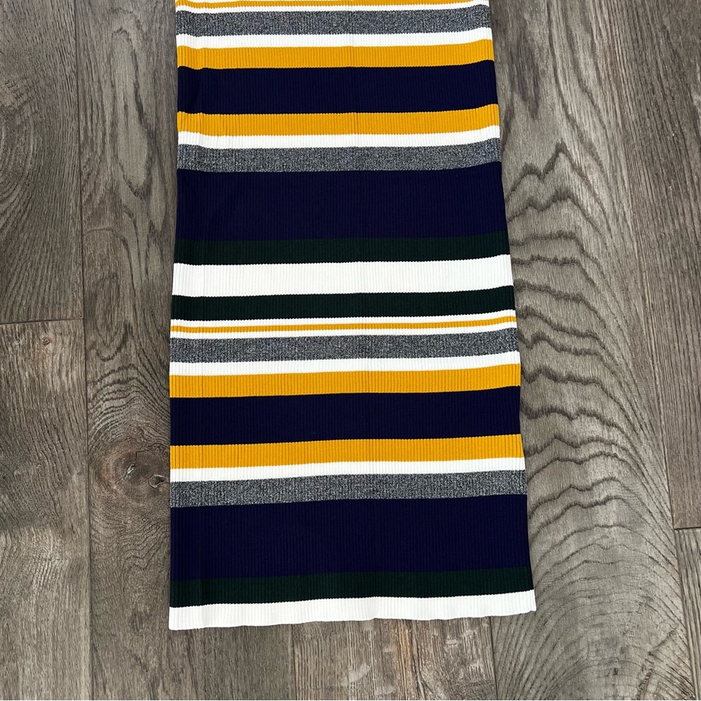 ANTHROPOLOGIE Callahan Greenwich Striped Knit Sweater Skirt Size M - Picture 6 of 12